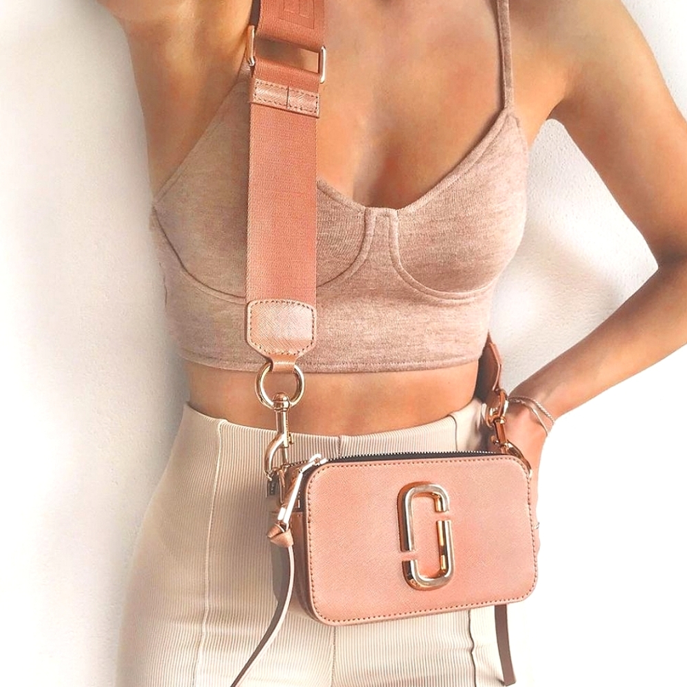 New🍑Marc Jacobs The Snapshot crossbody bag camera bag travel bag - Picture 14 of 16